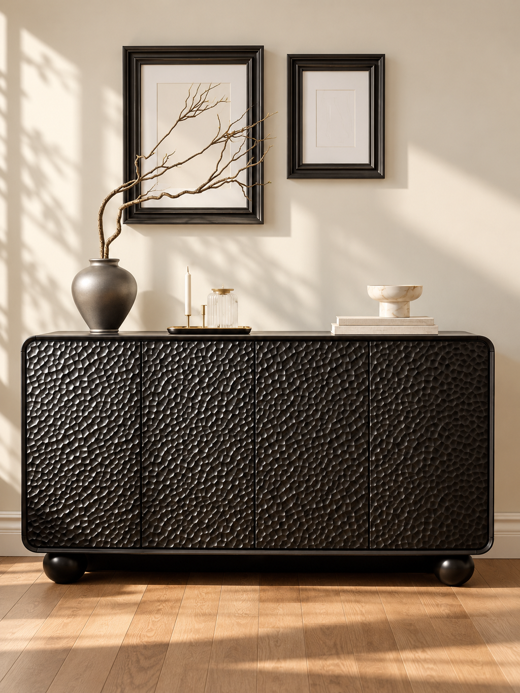 59"Sideboard Buffet Cabinet with Storage