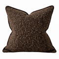 Sofia Chocolate Brown Boucle Cushion