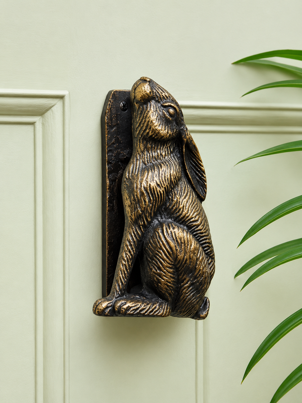 Miss Rabbit Door Knocker